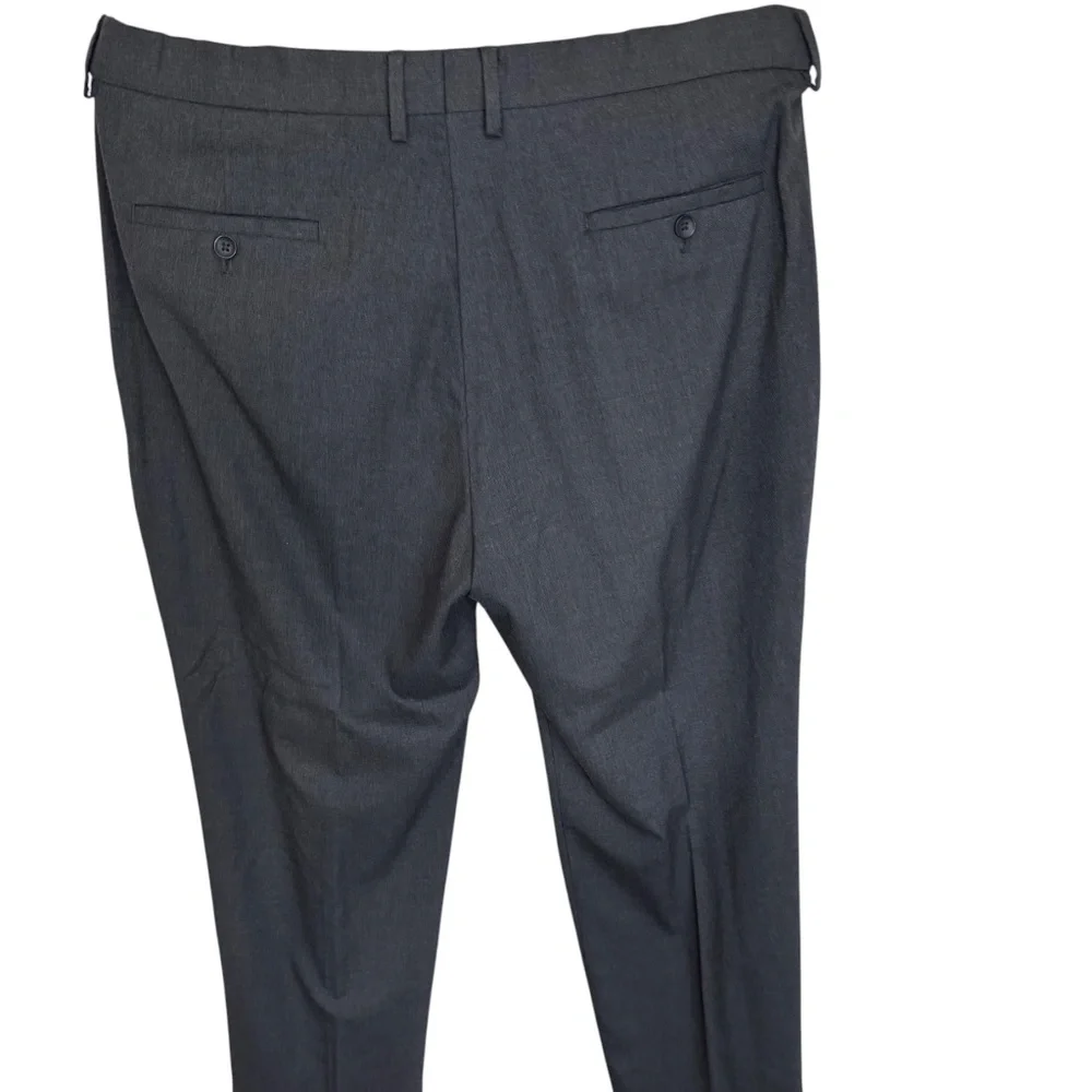J.M.‎ Haggar classic fit pants 38x30 Charcoal Blue